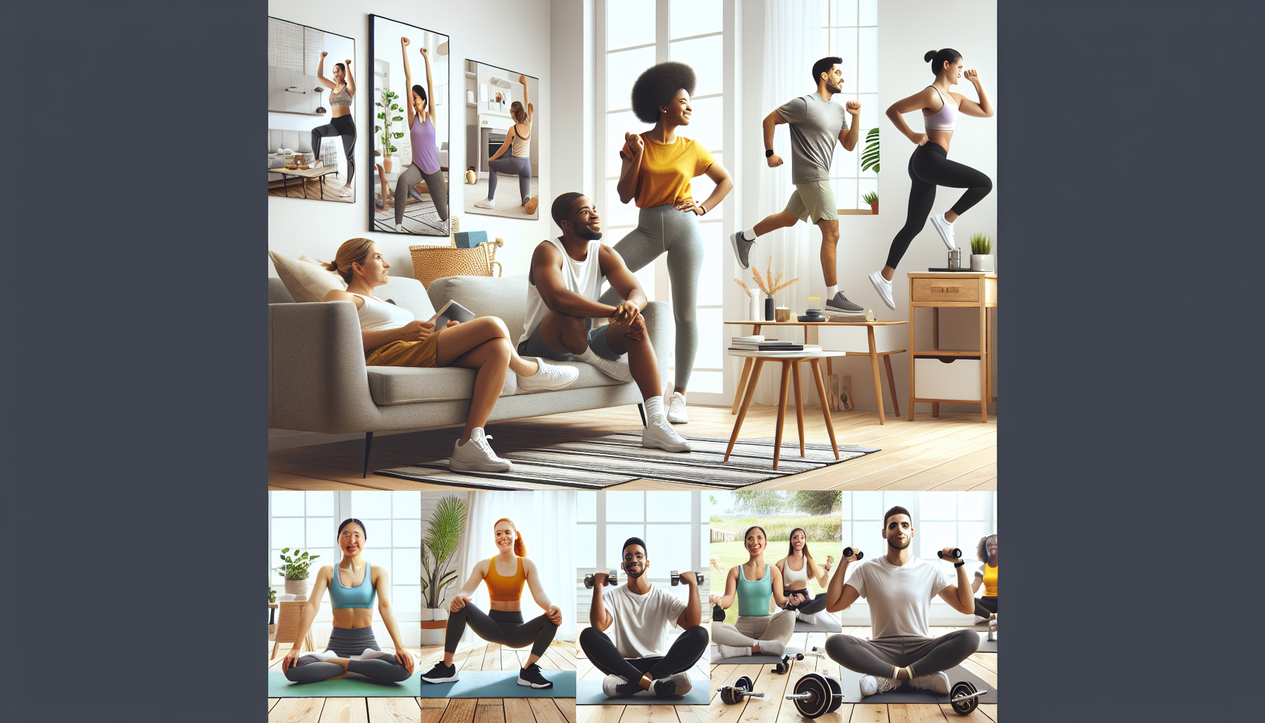 Exercícios para iniciantes em casa